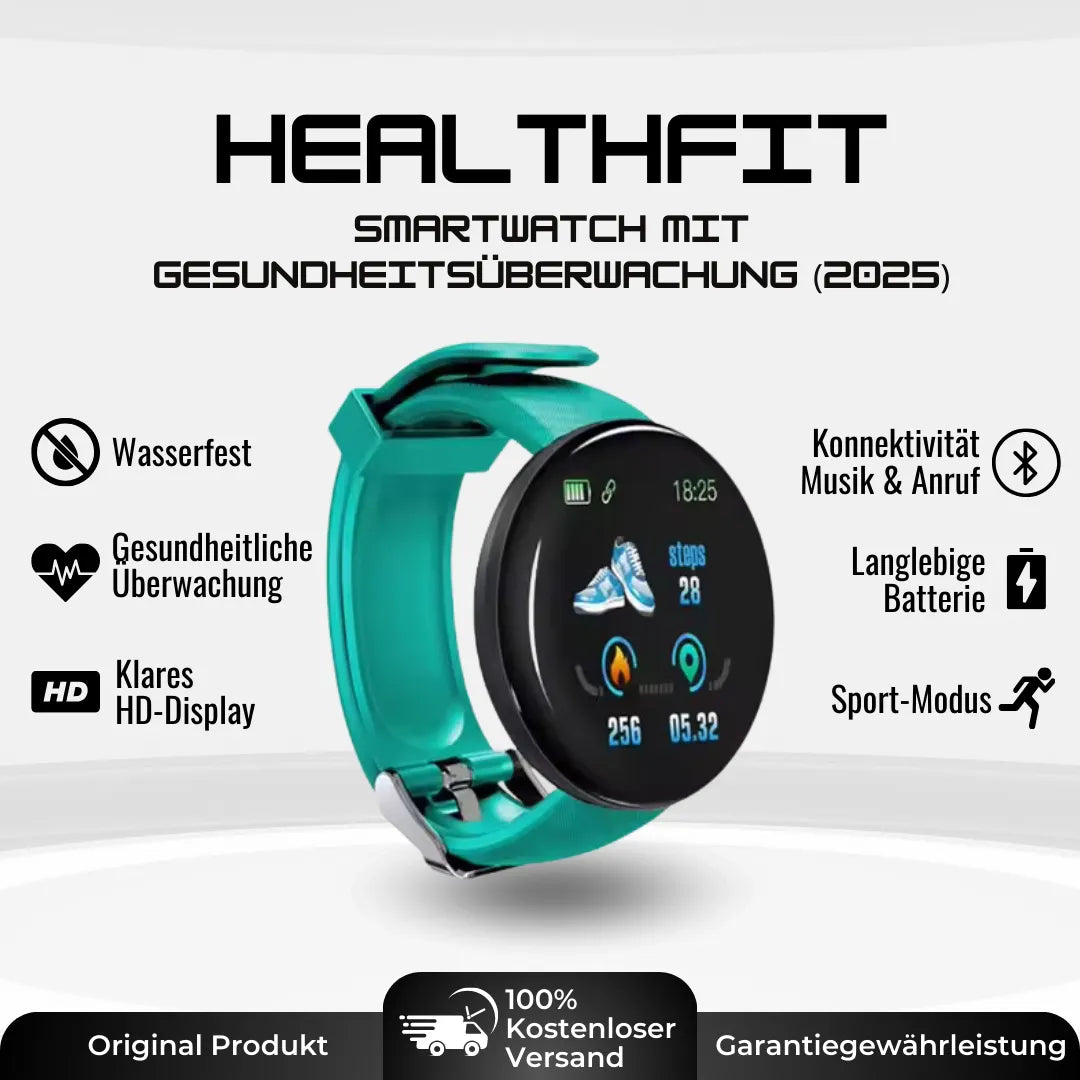 HealthFit – Smartwatch til sundhed og fitness – Model 2025