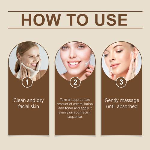 Vild yams plejesæt: creme, lotion og toner
