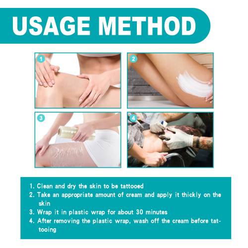 Tatoveringsplejecreme med aloe