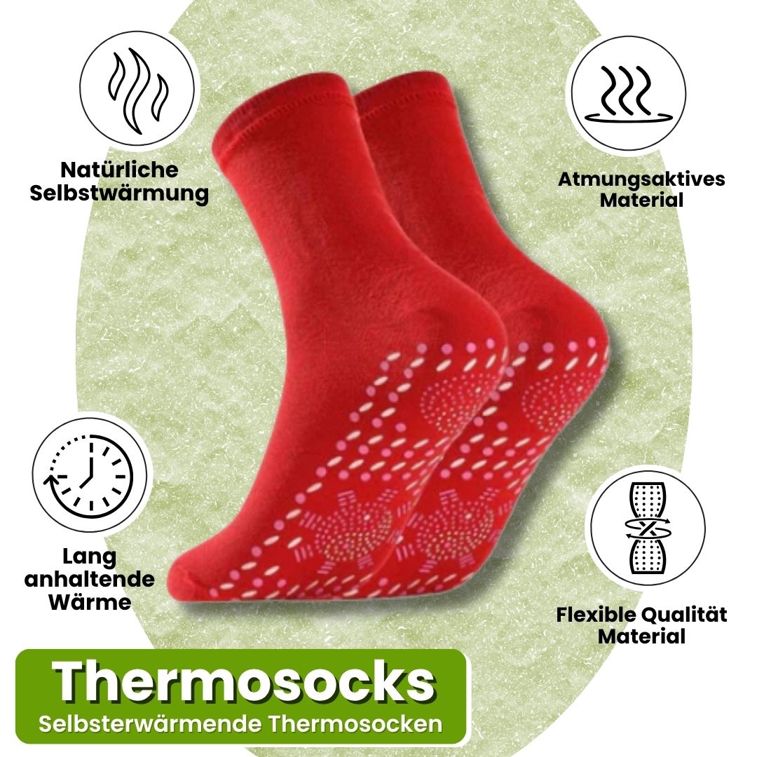 THERMOSOCKS – Selvopvarmende termostrømper, unisex, one-size