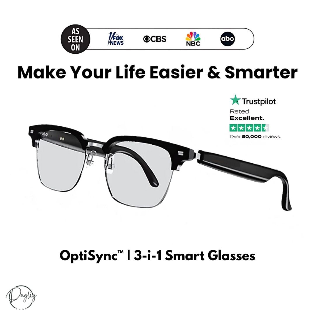3-i-1 Smart Glasses - beskytter dine øjne og holder dig forbundet