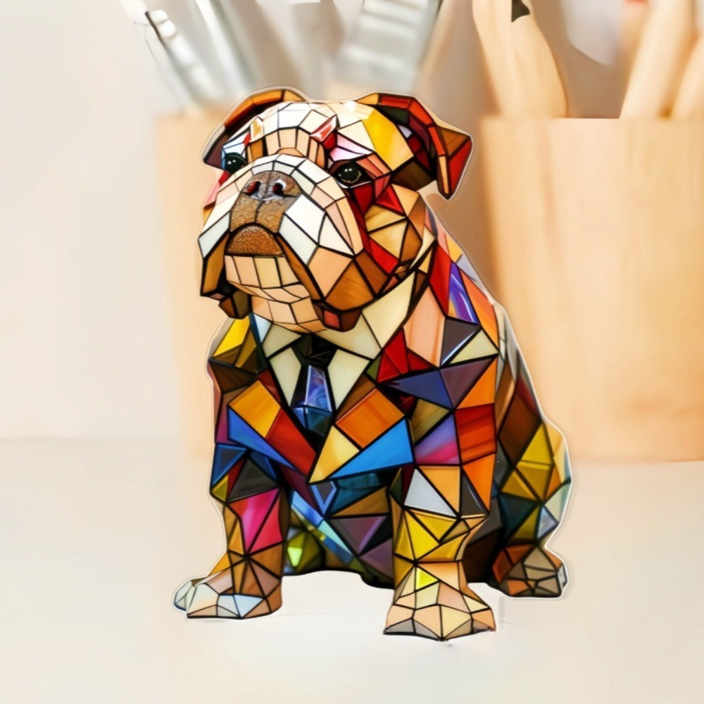 Bulldog Elegance-lampe – LED-lampe i art deco-design til hjemmet og kontoret