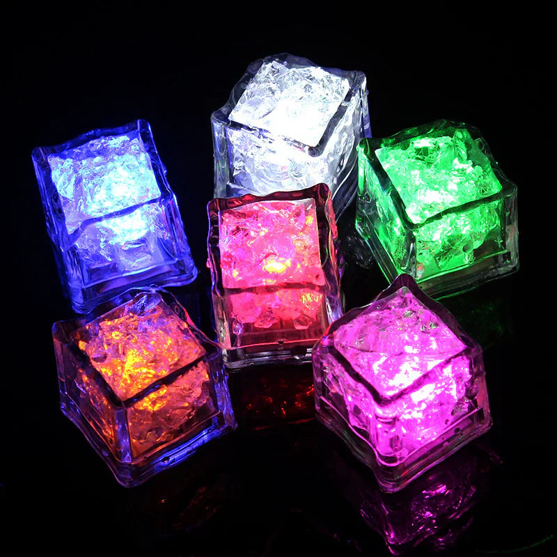 Ledsen™ CubeLights: Vandtæt Flerfarvet Blinkende Glødende Kube Lys