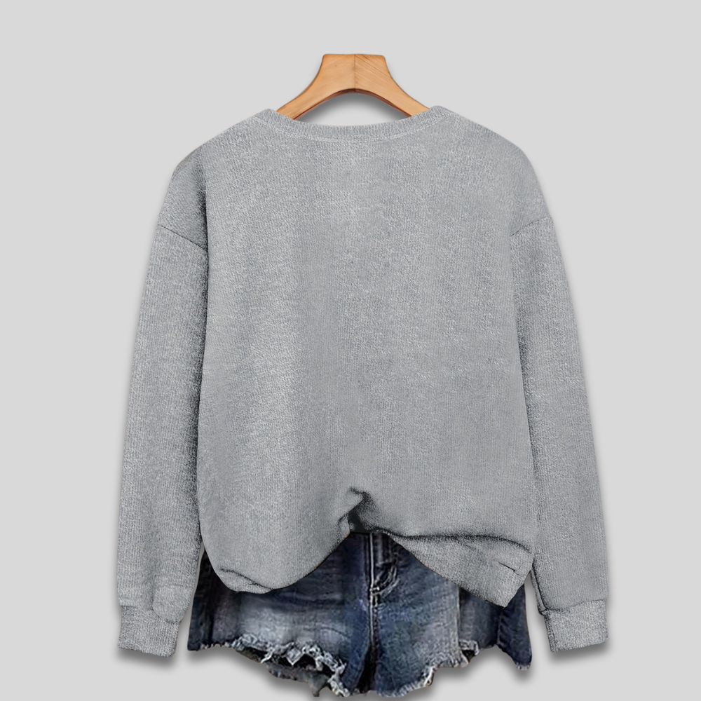 Jule-sweater til kvinder – sjov, grim julesweater med kat