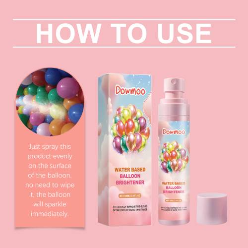 Ballon-glansspray til farten