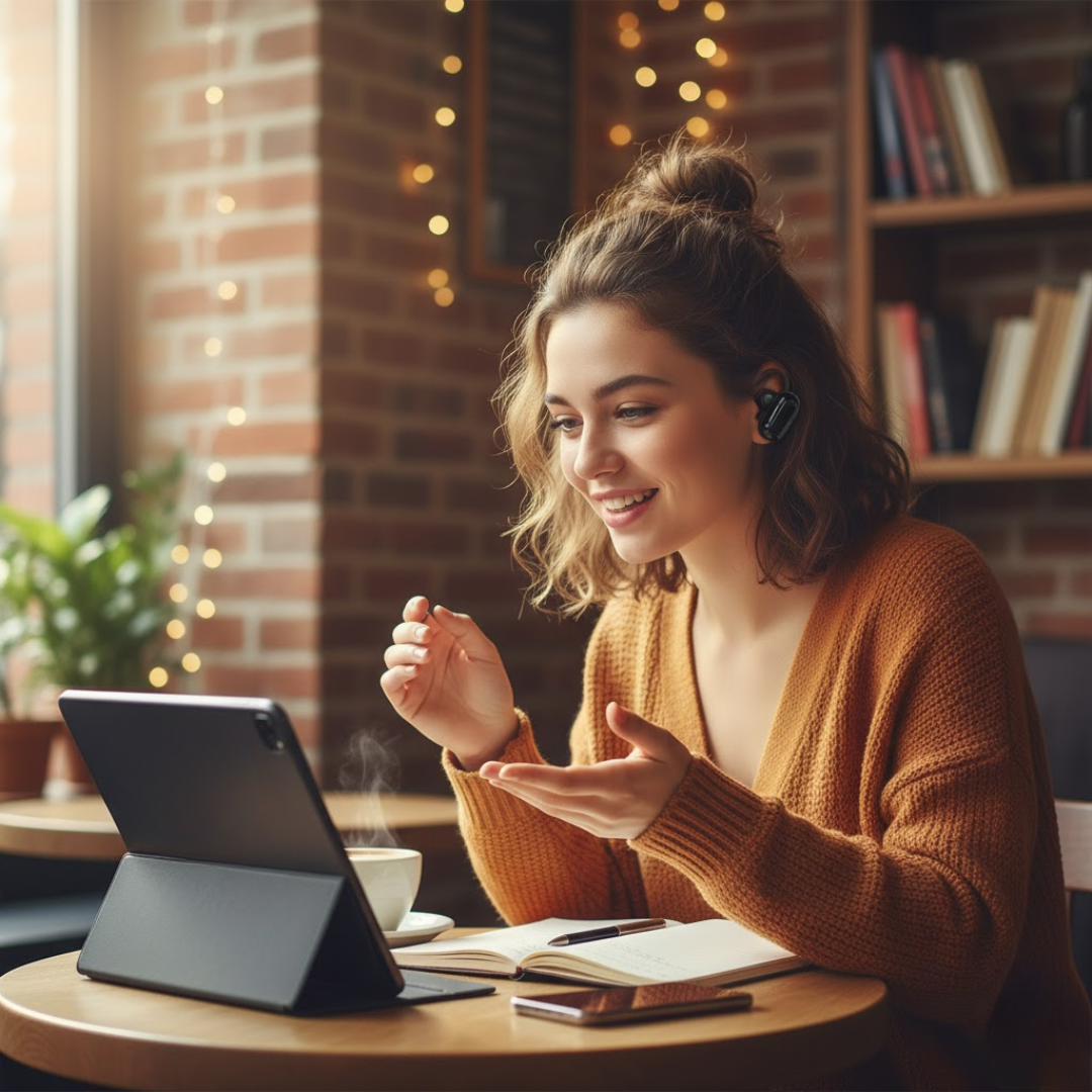 AI Translator Earbuds Realtidsoversættelse, problemfri kommunikation
