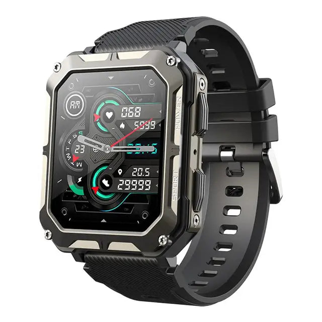Kradsikker Allround-Smartwatch med Freisprechfunktion