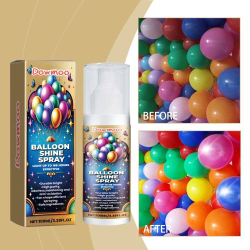 Ballon-glansspray, langvarig glans