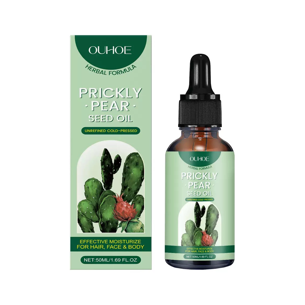 Kaktusolie med argan og vitamin E