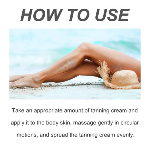 Bronzing bencreme til jævn naturlig glød