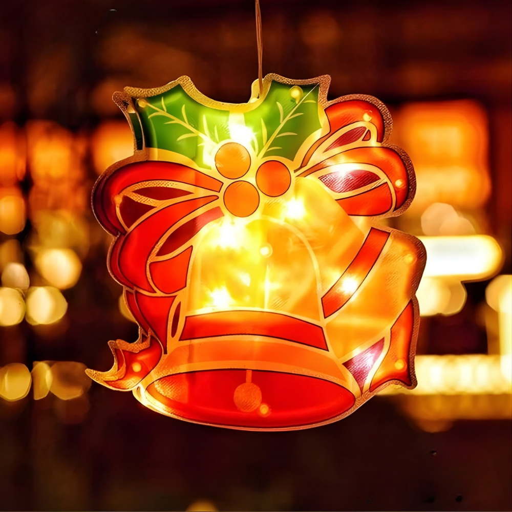 Festlige Oplyste Julevindueslys