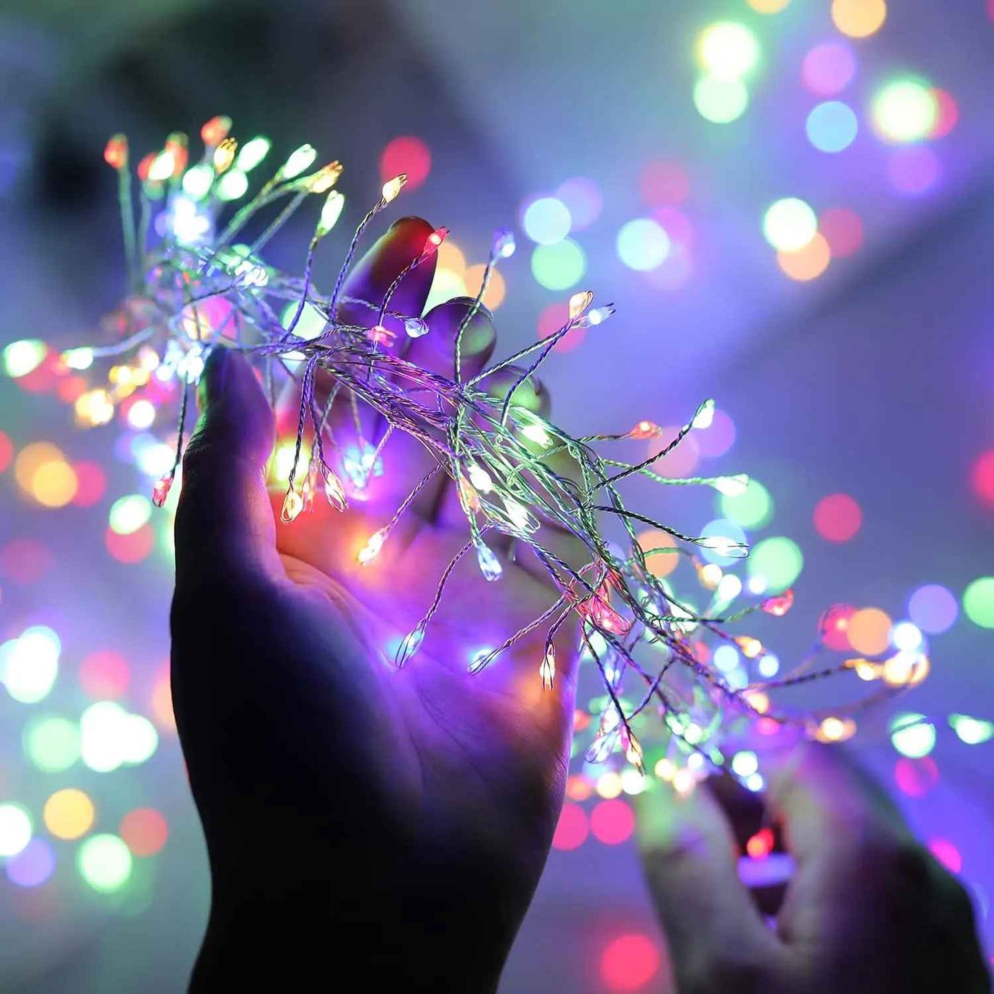 Ledsen™ FairyLights: Strålende Fyrværkeri Tråd LED Streng Fe Lys