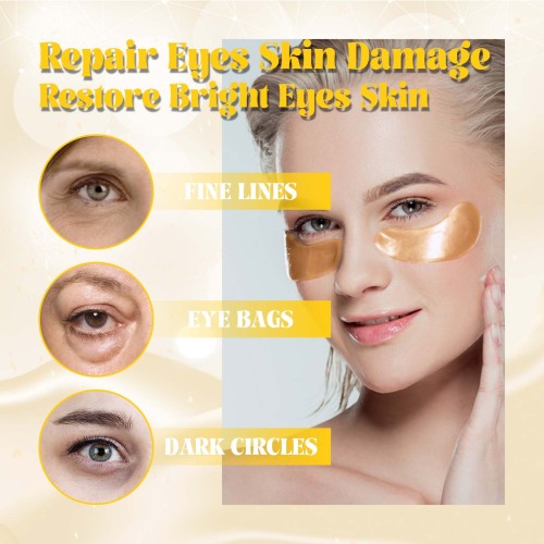 Retinol og aloe vera øjenpads
