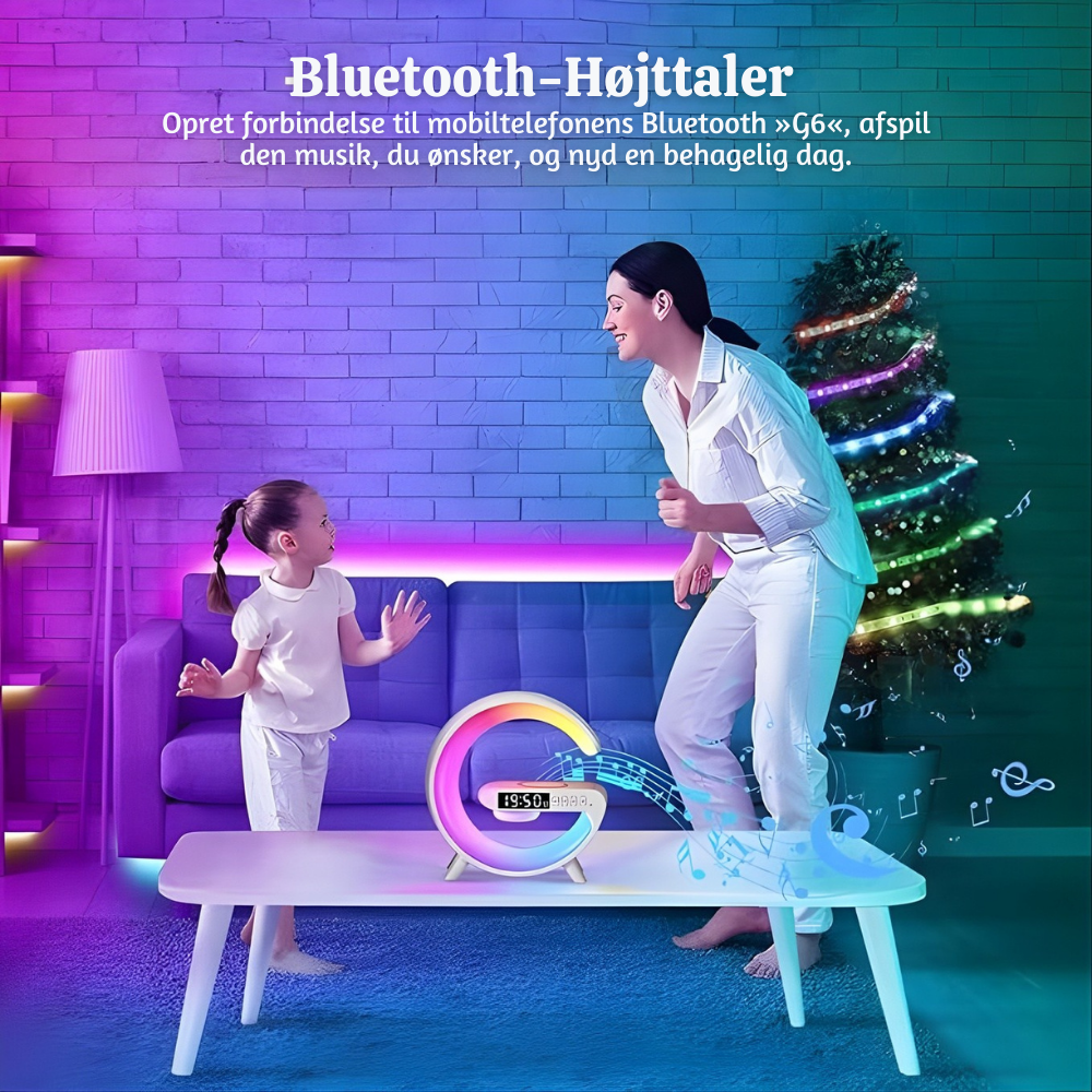 Smart Musikreaktiv LED Opladningslampe