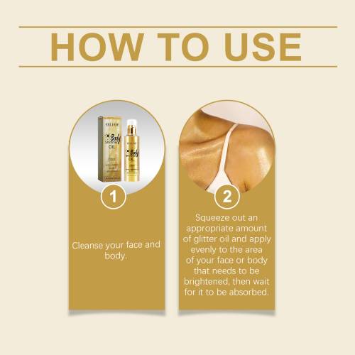 Glitter body highlighter-olie