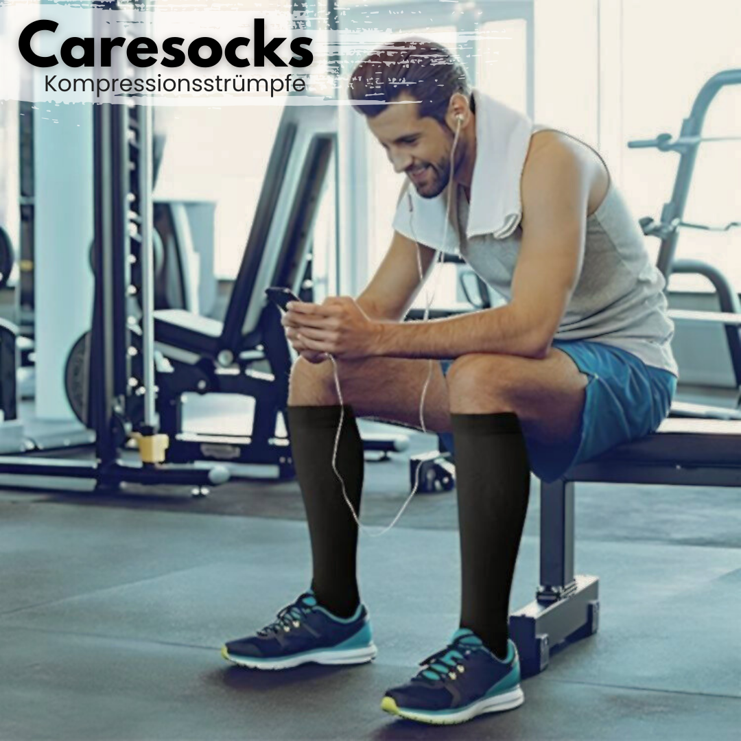 Caresocks – Kompressionsstrømper mod åreknuder og tunge ben