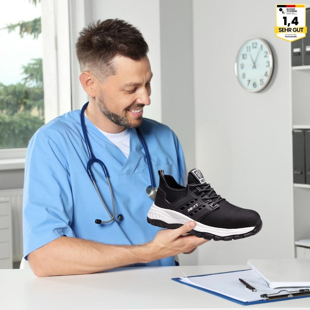 OrthoSafe – Certificerede ergonomiske og aflastende sikkerhedssko