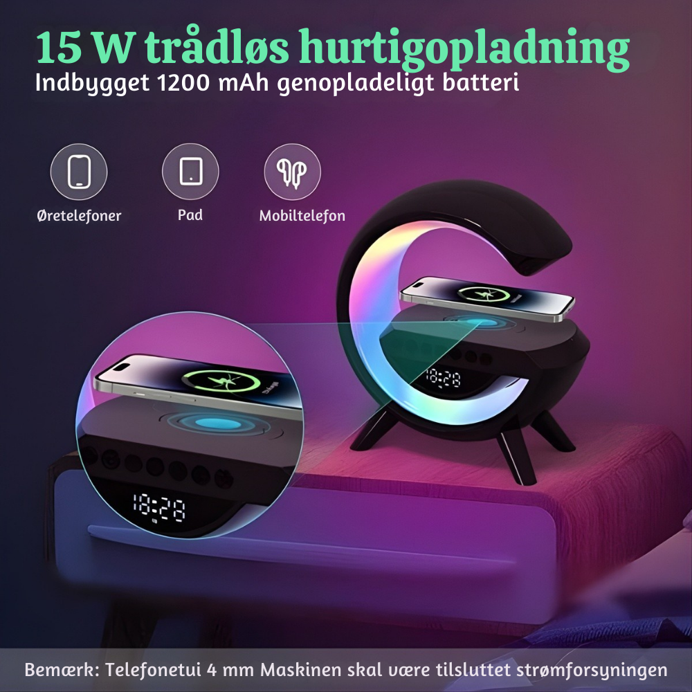 Smart Musikreaktiv LED Opladningslampe