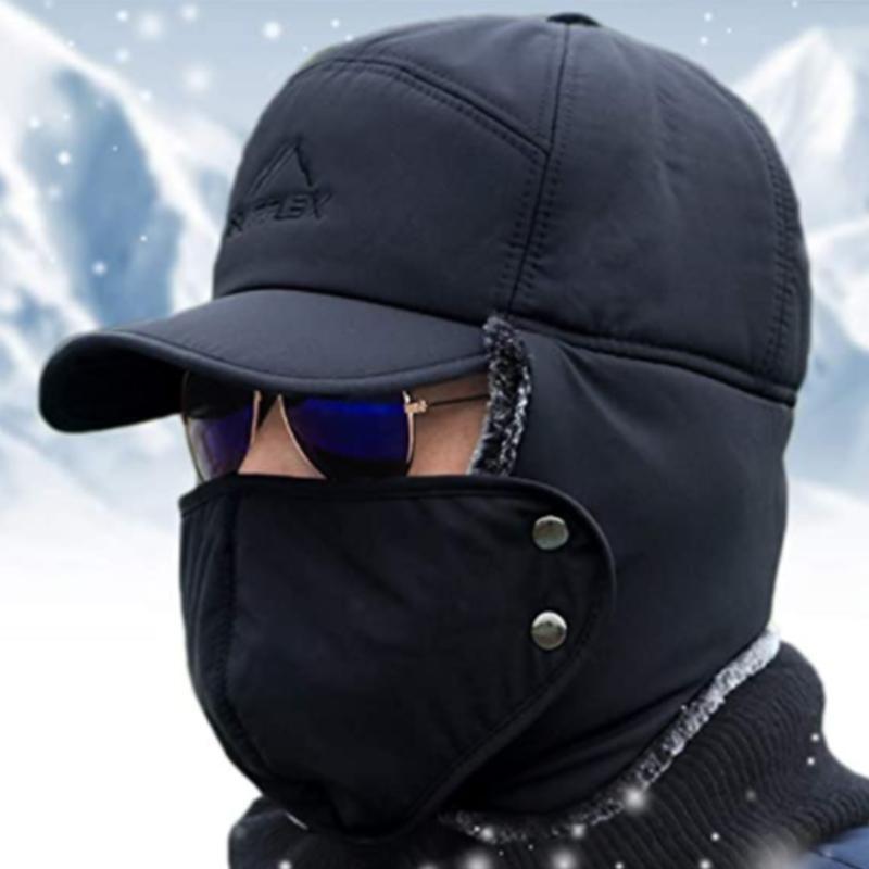 nordivo | Vindtæt vinterhue med øreklapper og ansigtsmaske