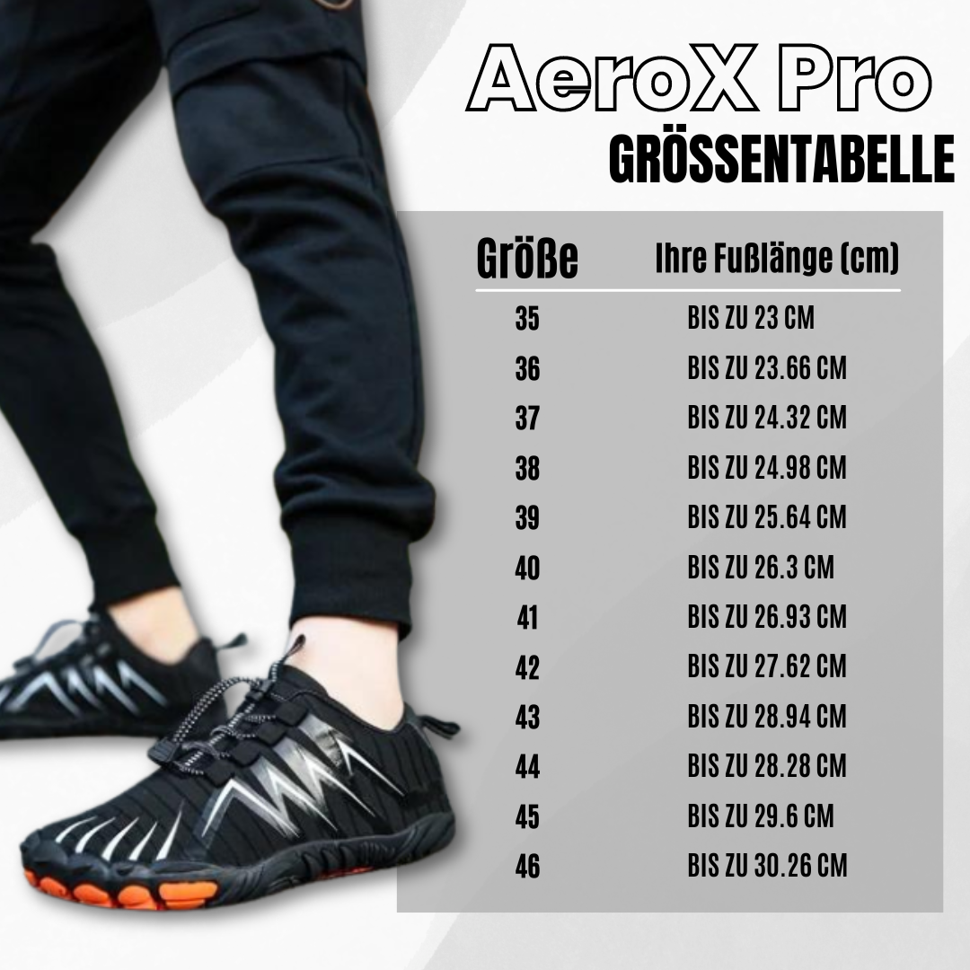 AeroX Pro – Ergonomiske og lette barefoot-sko, der lindrer smerter