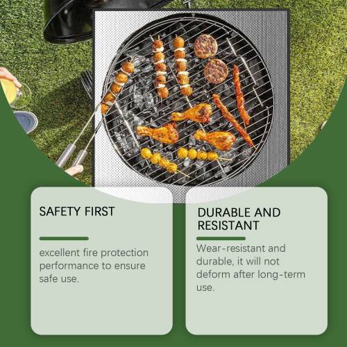 Brandsikker grillmåtte