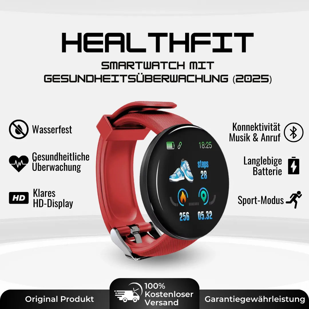 HealthFit – Smartwatch til sundhed og fitness – Model 2025