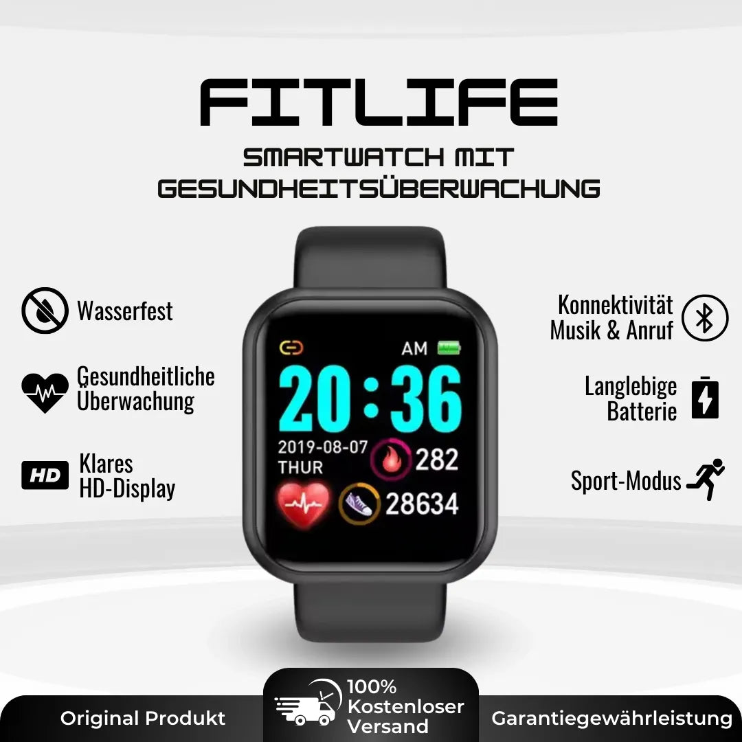 FitLife – Smartwatch til sundheds- og træningsovervågning – Nyhed 2025