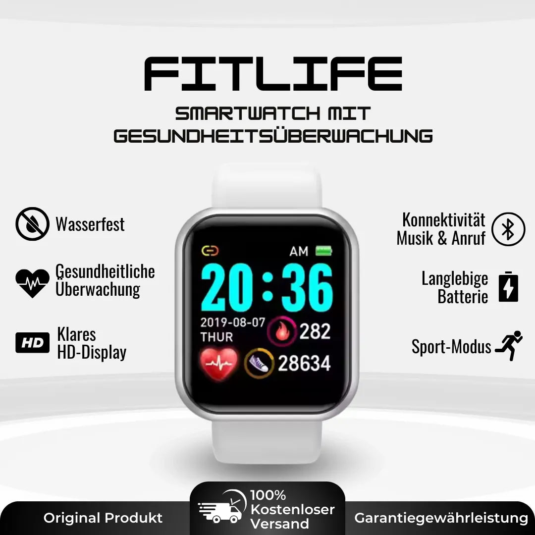 FitLife – Smartwatch til sundheds- og træningsovervågning – Nyhed 2025