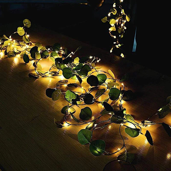 Ledsen™ LightLeaf: LED Snor Lys Bla Dekorativ Belysning