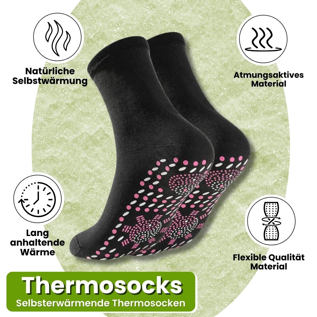 THERMOSOCKS – Selvopvarmende termostrømper, unisex, one-size