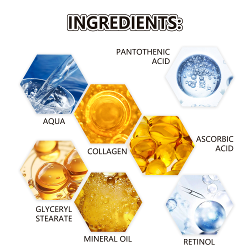 Dag- og nat retinol kollagen ansigtscreme