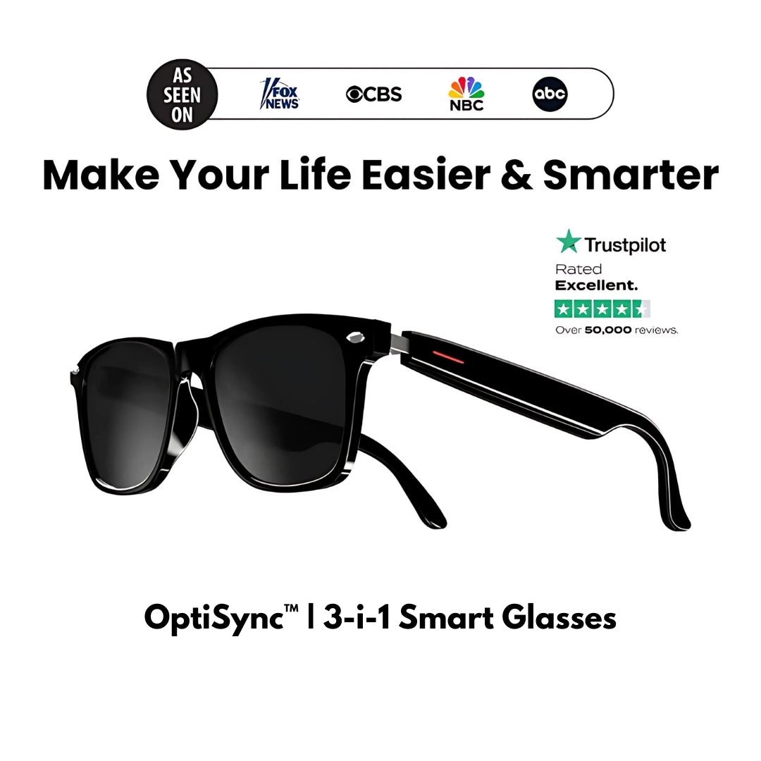 3-i-1 Smart Glasses - beskytter dine øjne og holder dig forbundet