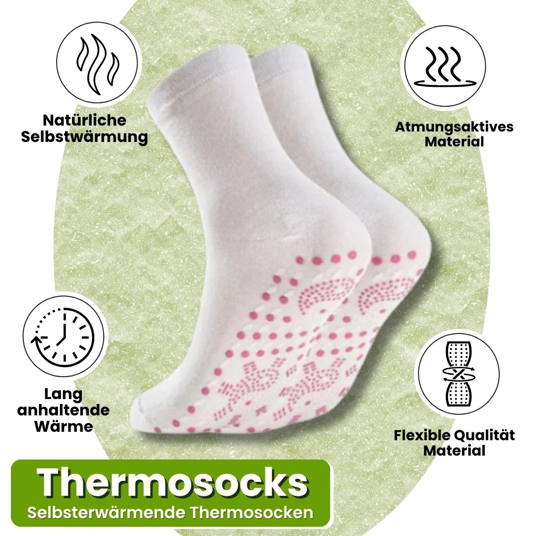 THERMOSOCKS – Selvopvarmende termostrømper, unisex, one-size