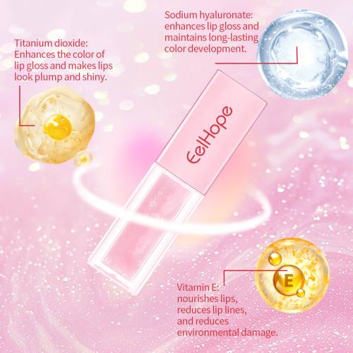 Langtidsholdbar farvet lipgloss