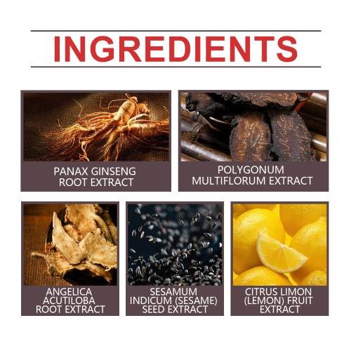 Ginseng og he shou wu urteshampoo