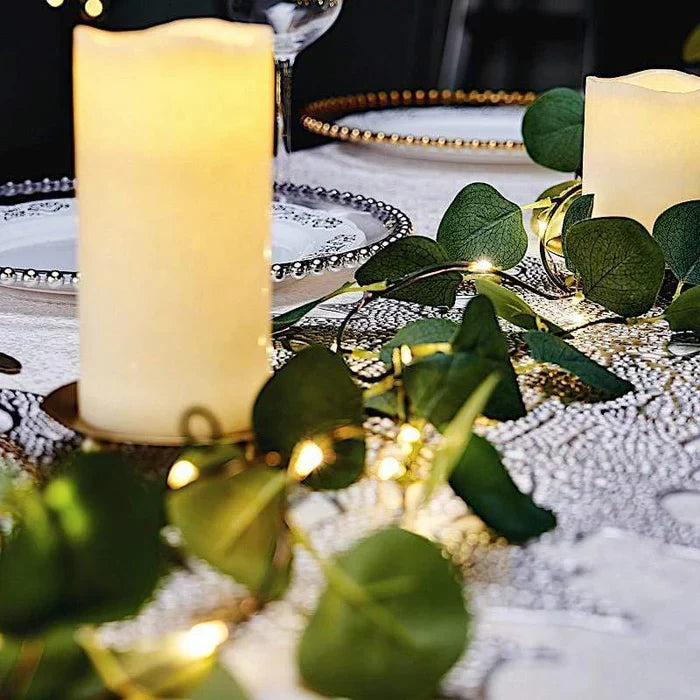 Ledsen™ LightLeaf: LED Snor Lys Bla Dekorativ Belysning