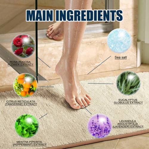 Aromaterapi shower steamers, eukalyptus og rose