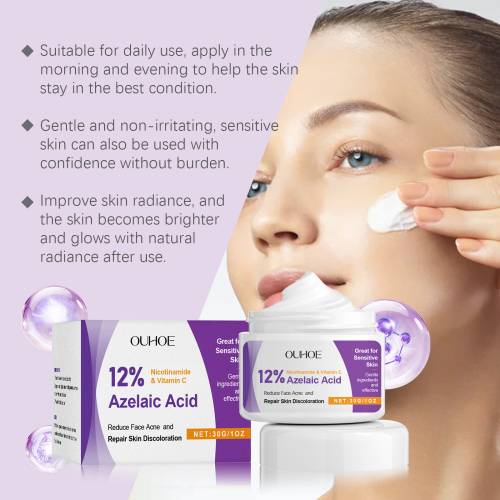 Azelainsyre creme, lysnende