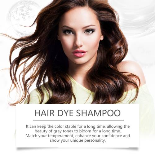 Farveshampoo med farvepigmenter