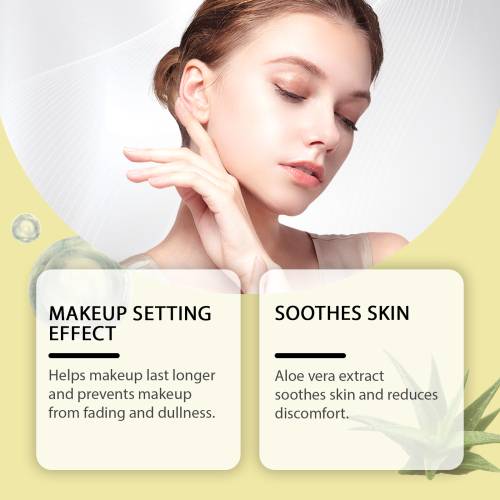 Fugtgivende setting spray med aloe