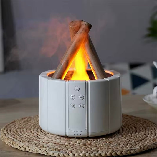 Forbedr luftfugtigheden med realistiske flammer