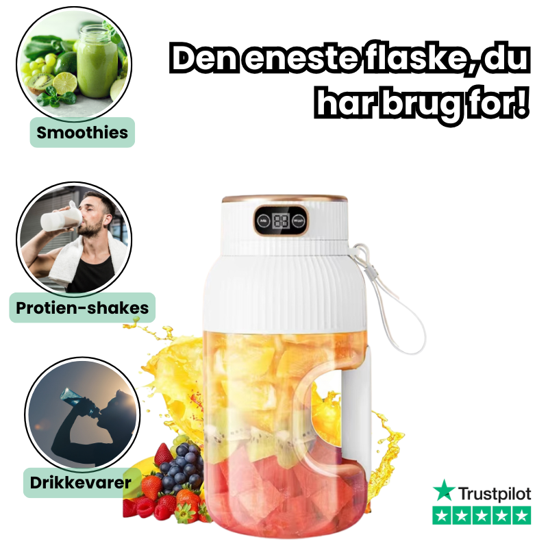 Smoothies, shakes, Drikkevarer  - én flaske!