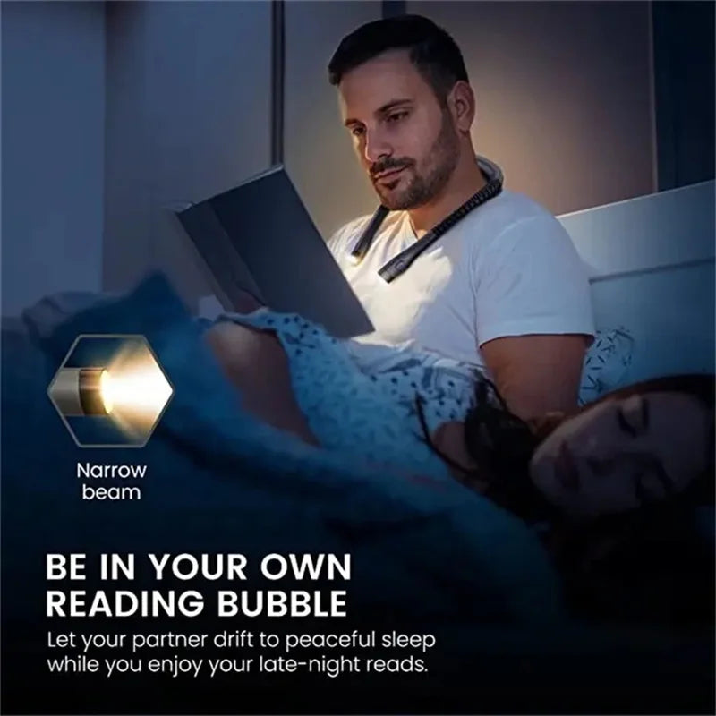 Ledsen™ ReadingLamp: Genopladelig LED Hals Lys Fleksibel Læselampe