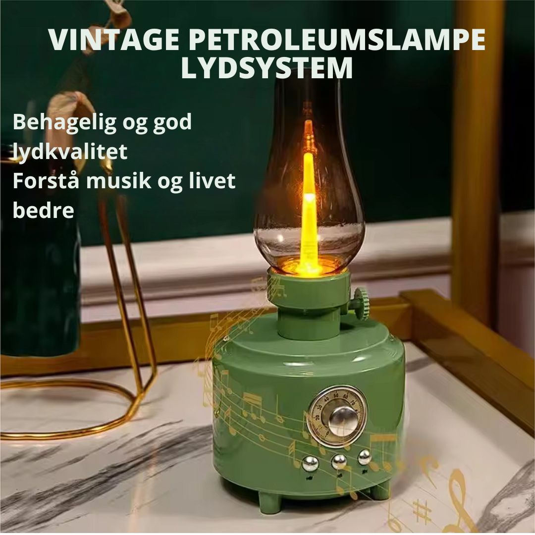 Retro LED-lampe med højttalerfunktion