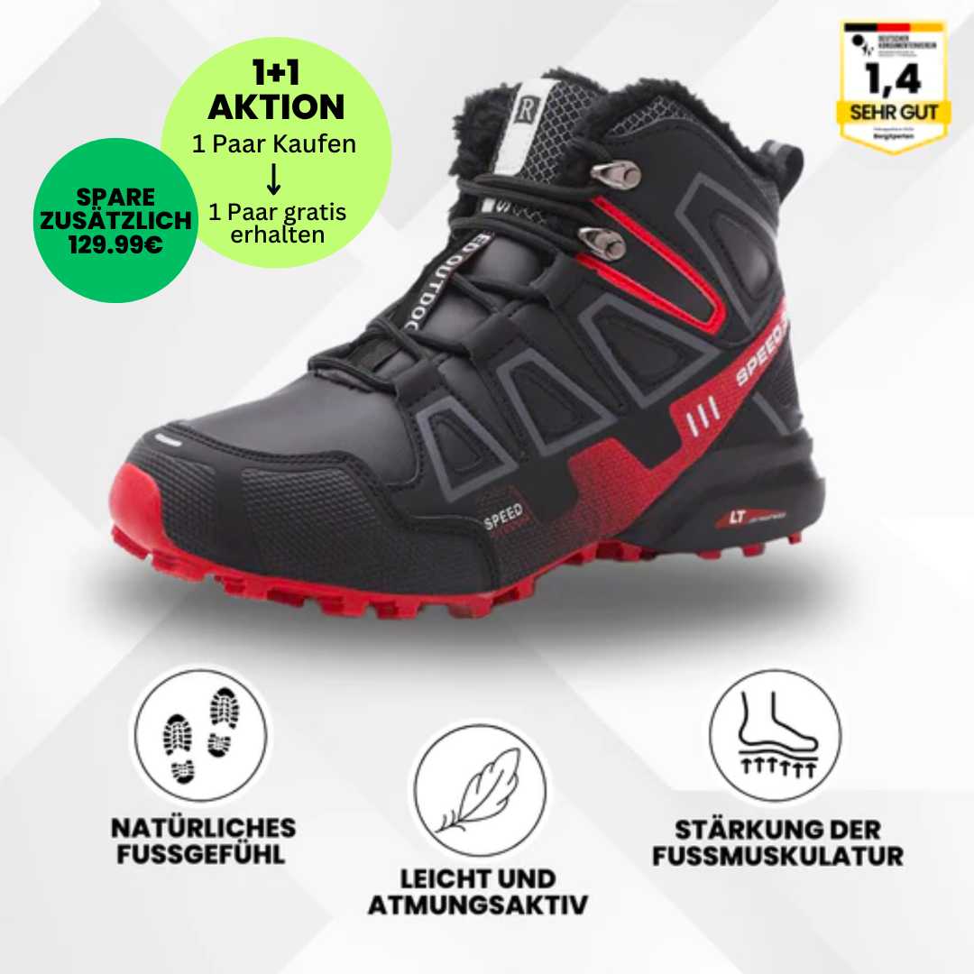 OrthoTrekking Pro – Ortopædiske vandrestøvler – Køb én, få én gratis