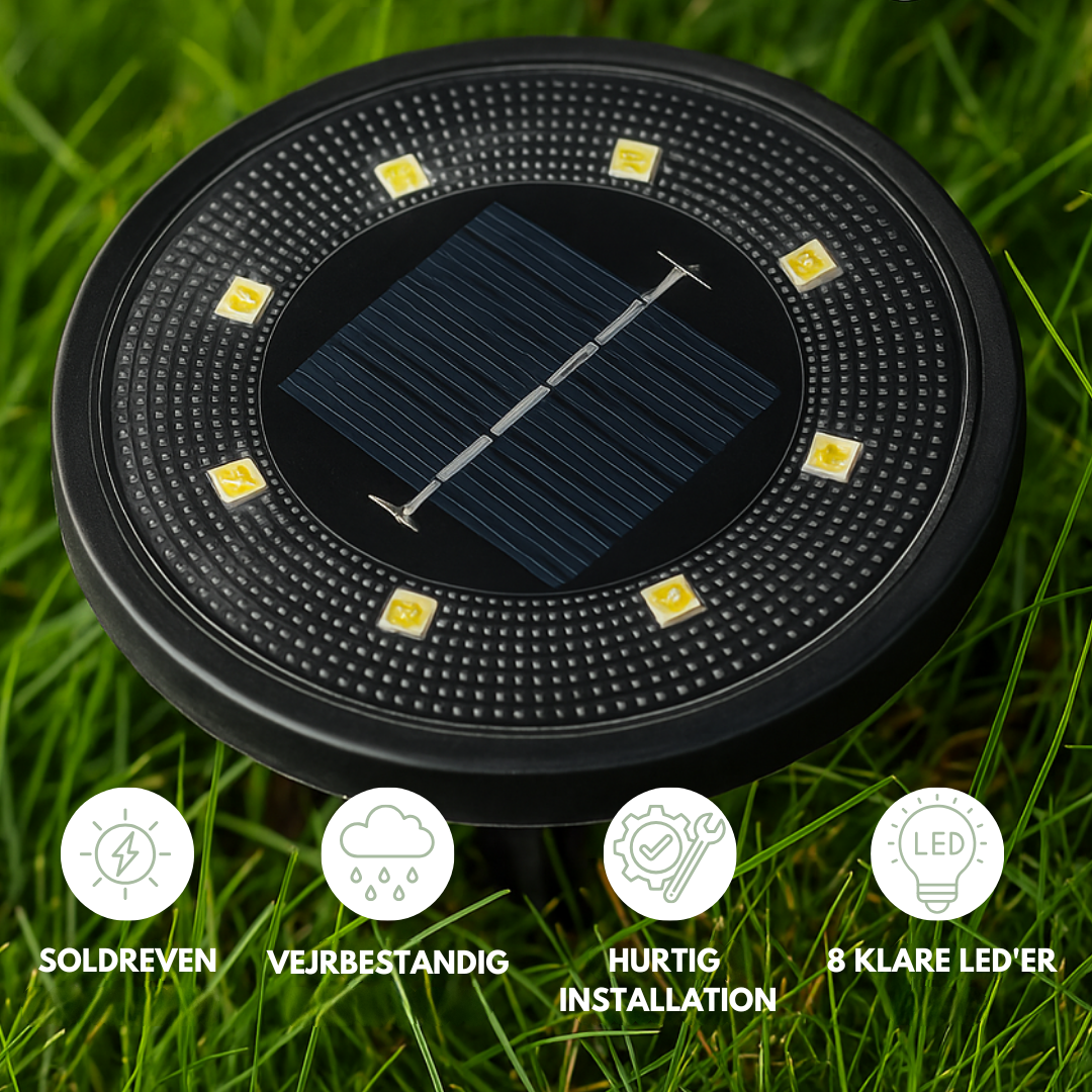 Smart Solcellelampe med Bevægelsessensor