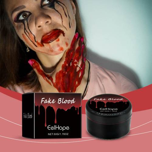 Afvaskeligt halloween kunstigt blod