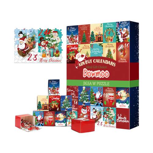 Jule-julekalender puslespil