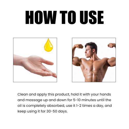 Urte massageolie til mænd