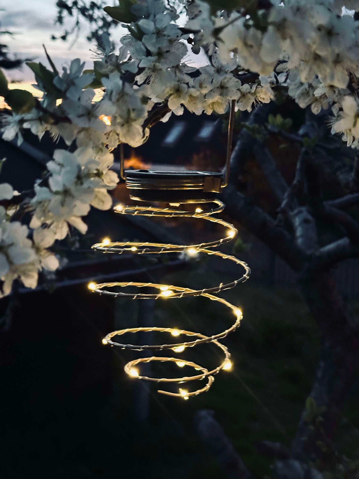 Dekorativ Solcelle Spiral